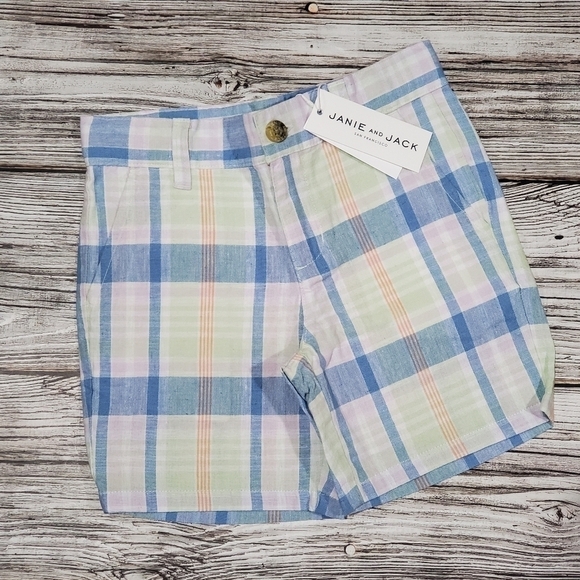 Janie and Jack Plaid Shorts NWT - Picture 1 of 4
